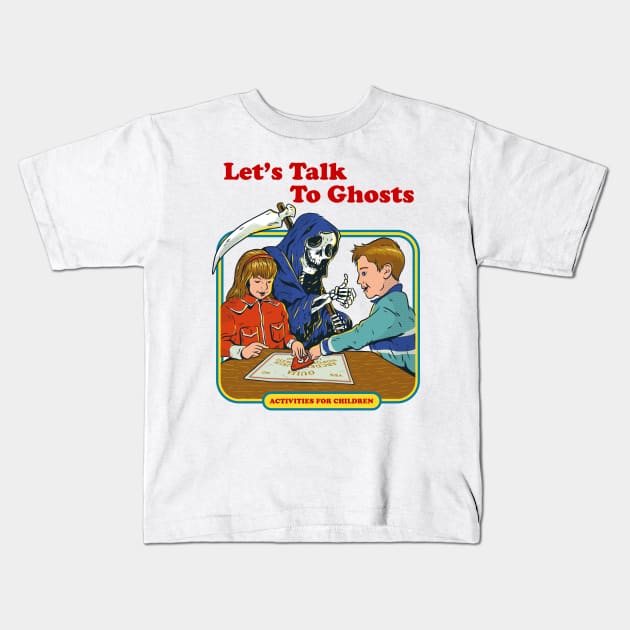 Let's Talk To Ghosts Parody Children's Book Kids T-Shirt by jasebro